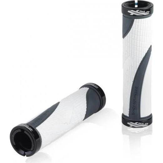XLC Greb Sport 130 mm med grip – Hvid/Grå