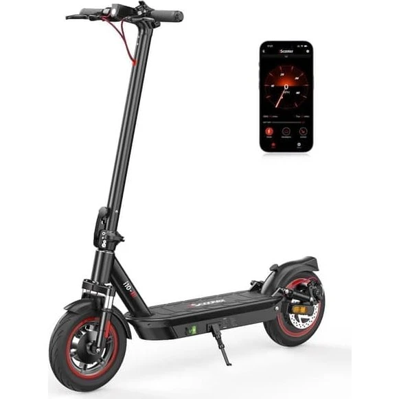 iScooter i10 Elektrisk Scooter - 650W, 45 km rækkevidde