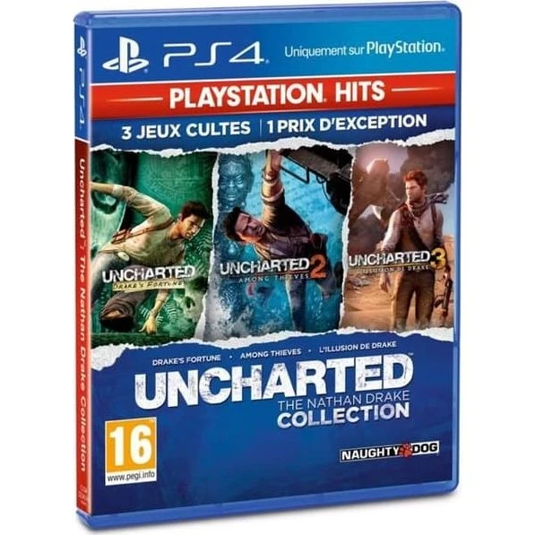 Uncharted: Nathan Drake PlayStation Hits Collection til PS4