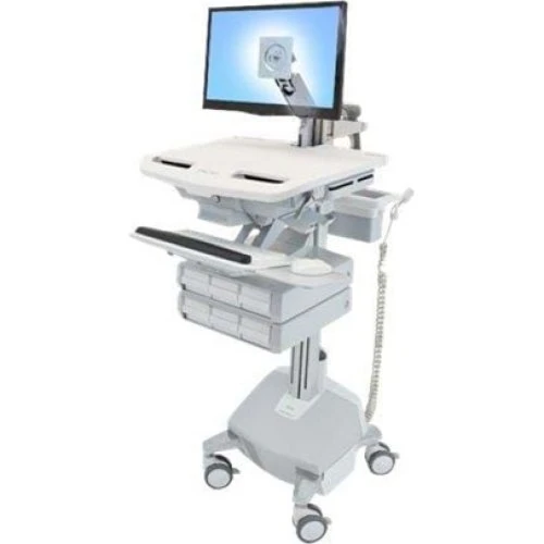 Ergotron StyleView Medicinsk Vogn til op til 24" skærm