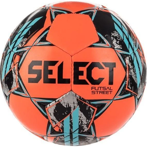 Select Futsal Street v22 Fodbold, Orange/Blå – 62–64 cm, 400–440 g