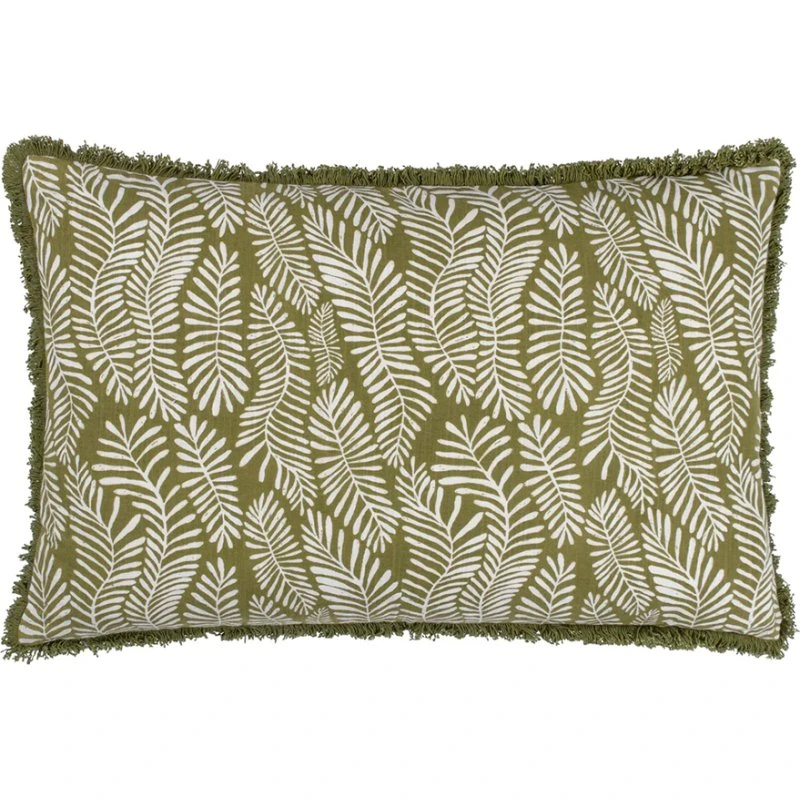 Hoem Frond Abstract Cushion Cover i 100% bomuld
