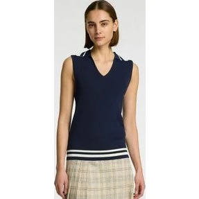 Selected Femme Calo SL Knit Vest - Mørk marine (Outer Space)