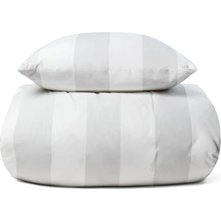 By Borg luksus sengesæt 140x200 cm - hvid bomuldssatin