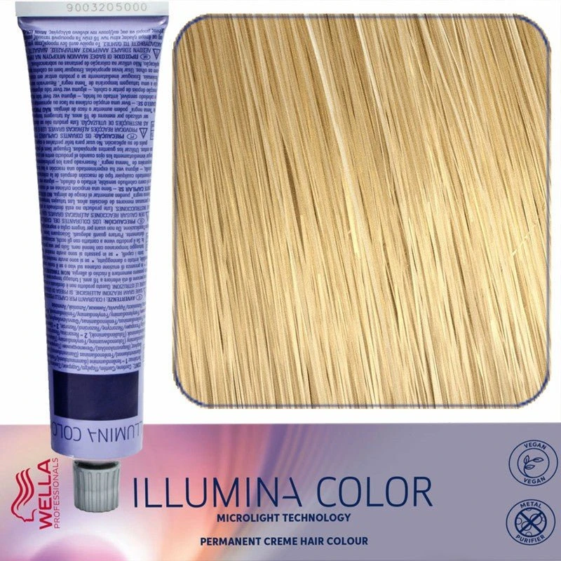 Wella Illumina Color 9/37 - Meget lys blond brun guld, 60 ml