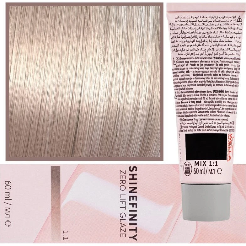 Wella Shinefinity Zero Lift Glaze 08/0 Lys perleblond 60ml