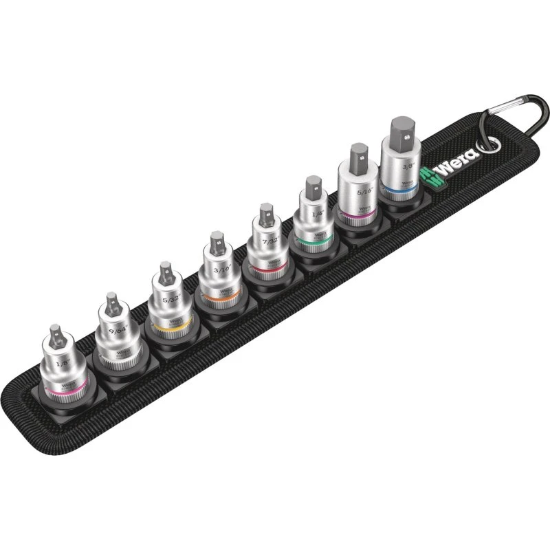 Wera Zyklop Belt 1 Bitsæt 3/8" Imperial - 8 dele