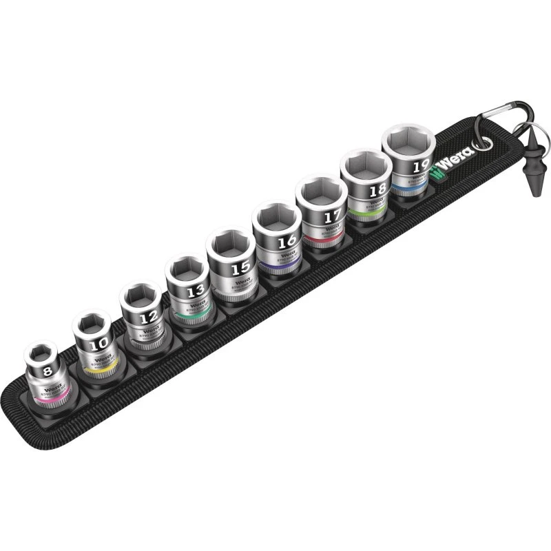 Wera Zyklop Topnøglesæt Belt B1 3/8" 12 dele