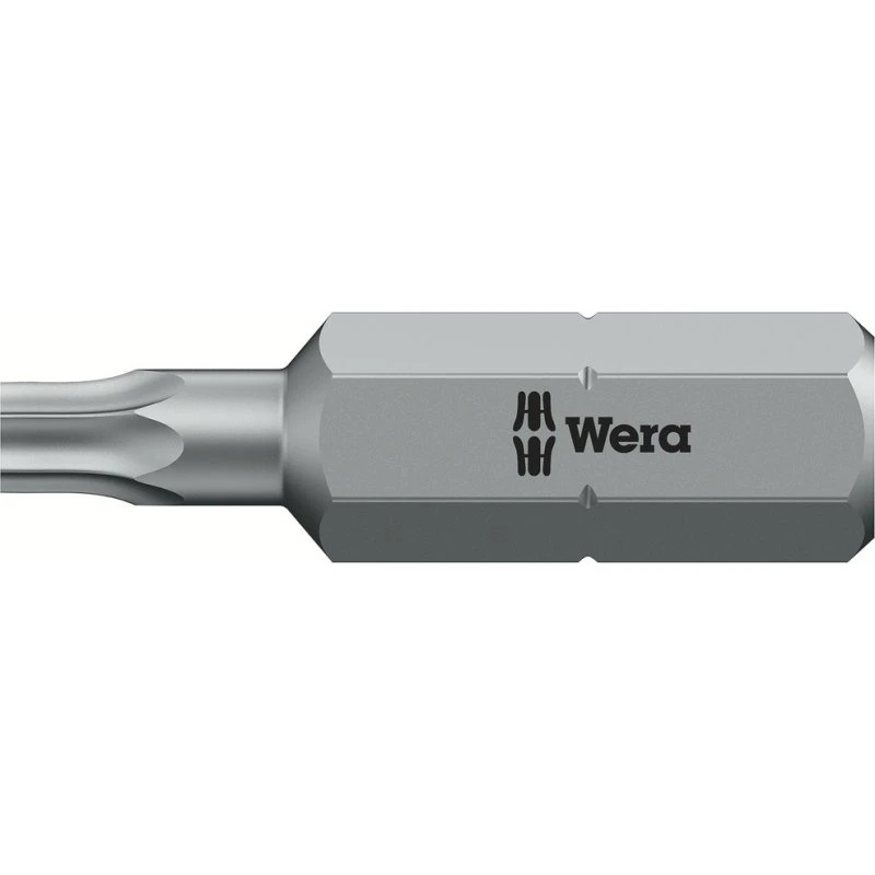 Wera Werk 867/1 Z Torx BO Bit TX10 x 25mm med hul