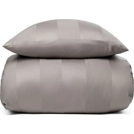 Excellent By Borg Karen 140x220 cm bomuldssatin – sand, jacquardstribet