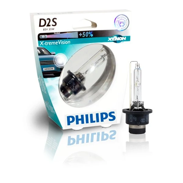 Philips D2s X-tremeVision Xenon +50% 35W 12V