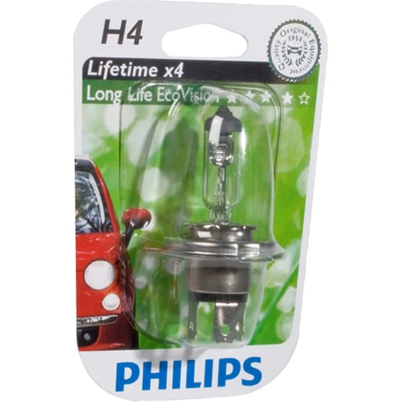 Philips H4 Longlife EcoVision 60/55W 12V P43T-38