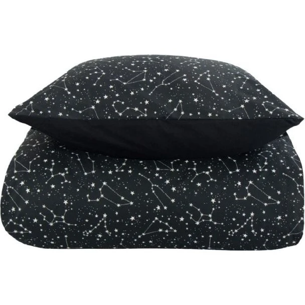 Borg Living dynebetræk Zodiac Black 140x220 cm