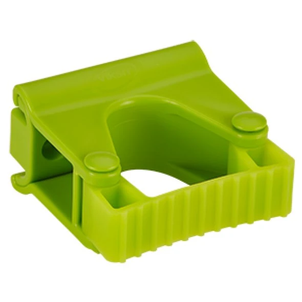 Vikan Hygiejnisk Vægophæng, Enkelt Gummibåndsmodul, 82 mm, Lime