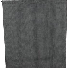 Elma Gardin - Mørkegrå 2-pak (fløjlslook)