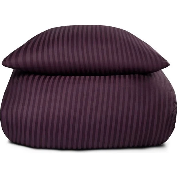 Borg Living junior sengetøj 100x140 cm mørkelilla 100% bomuldssatin