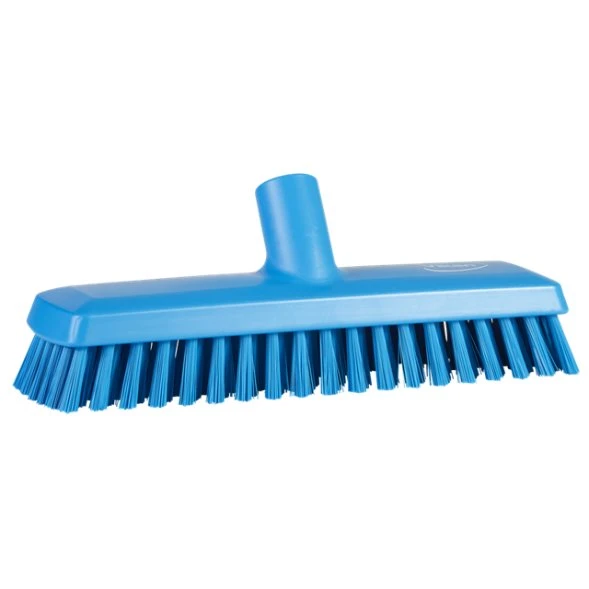 Vikan Vægvaskebørste m/vandgennemløb, 270 mm, Medium, Blå