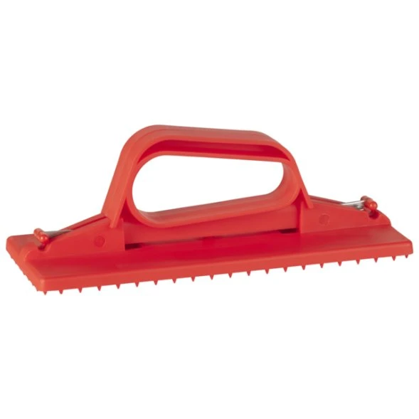 Vikan Skurenylonholder håndmodel, 230 mm, Rød