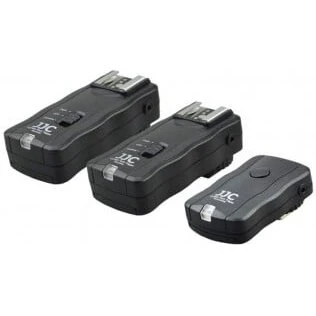 JJC JF-U2 trådløs flash-trigger sæt med 2 modtagere