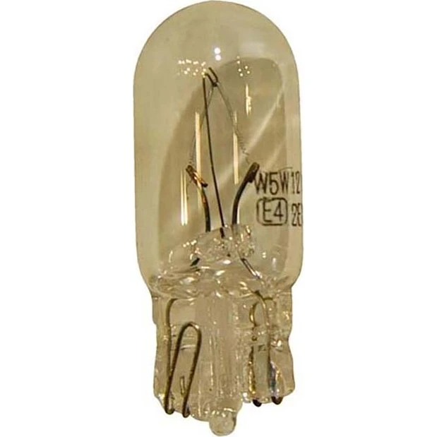 Pære position/glassokkel 12V W5W - 2 stk.