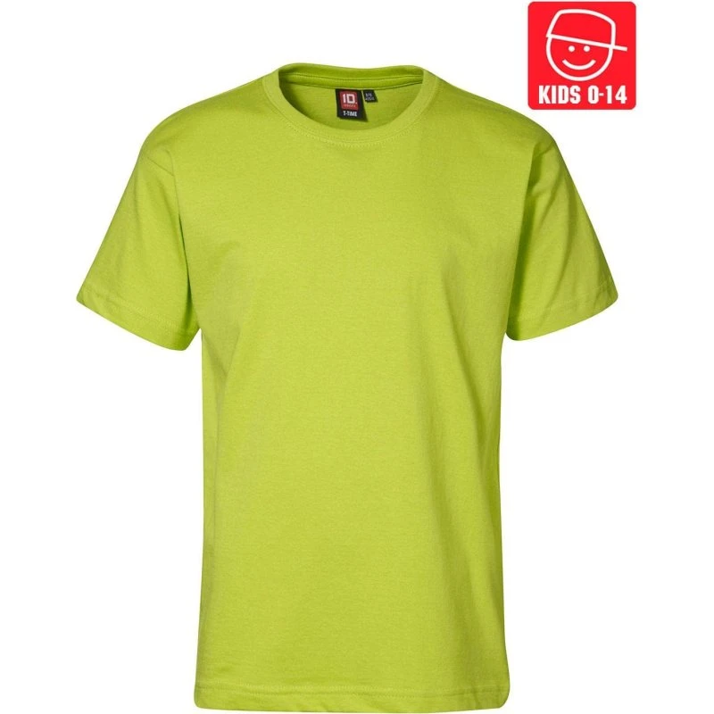 ID T-TIME T-shirt Dame Lime - Børn 12/14 år