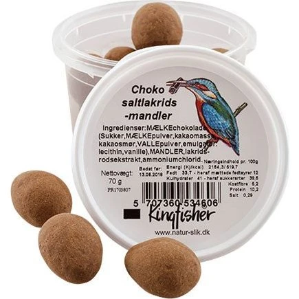 Coala's Choko Saltlakrids Mandler, 70g