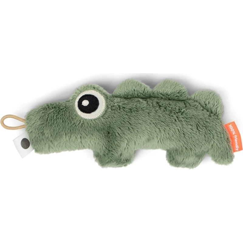 Done by Deer Tiny Sensory Rattle Croco Green