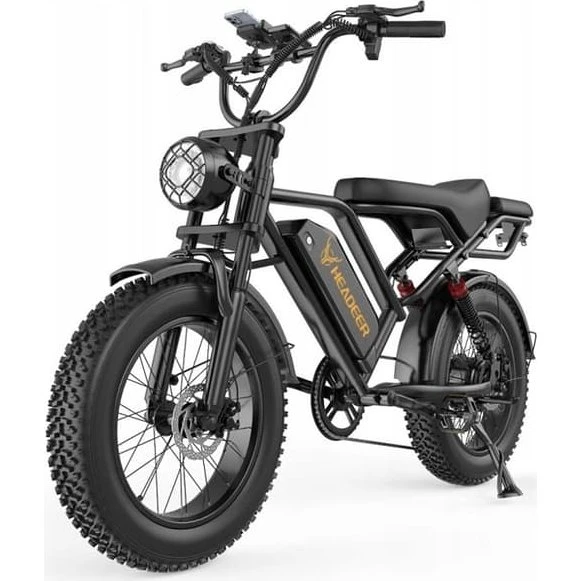 HEADEER BK20 Elcykel Sort – 750W – 48V 20Ah – 20x4.0 Dæk