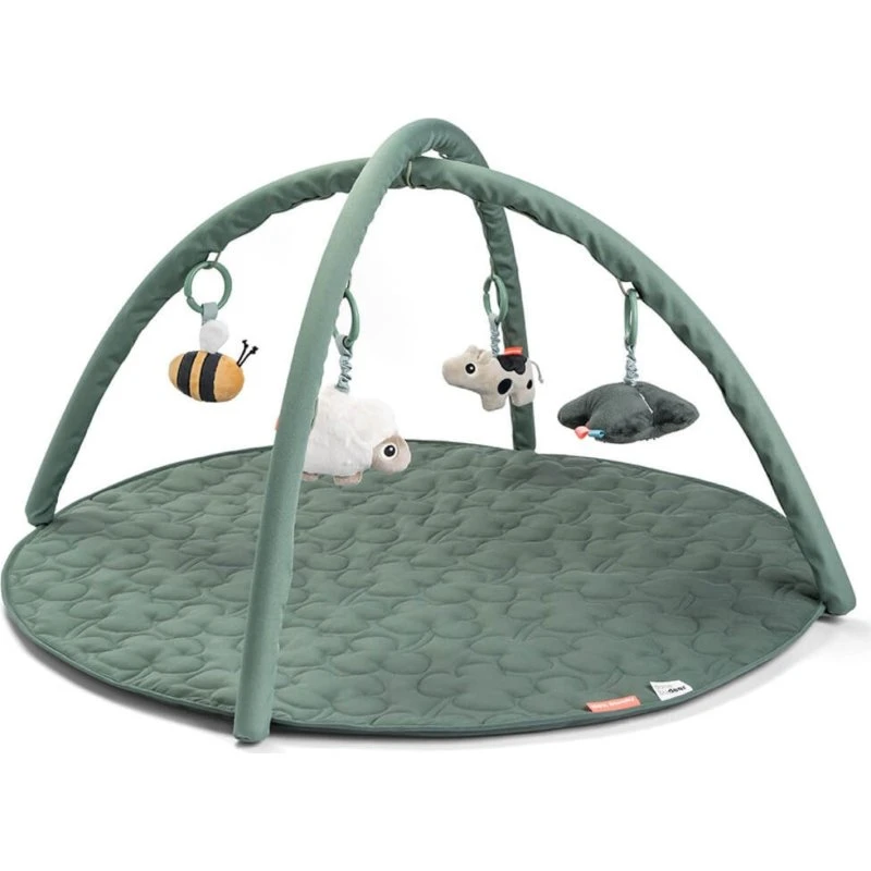 Done by Deer Aktivitetslegetæppe Tiny Farm - Grøn