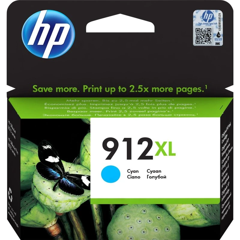 HP 912XL Cyan Blækpatron - 825 sider - 3YL81AE
