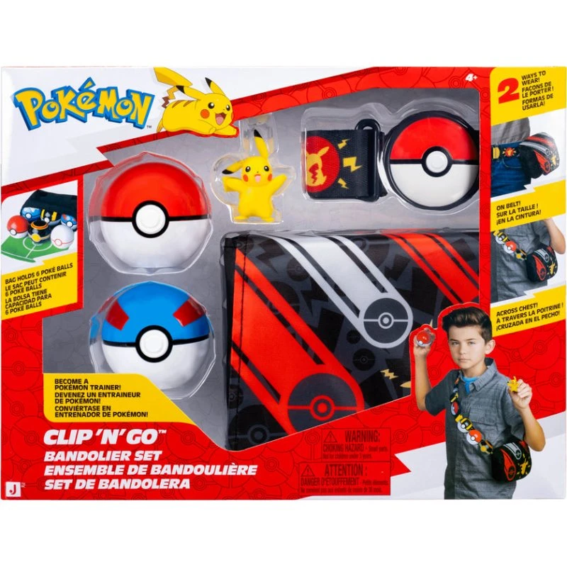 Pokémon Clip 'n Go Bandolier Set - Pikachu