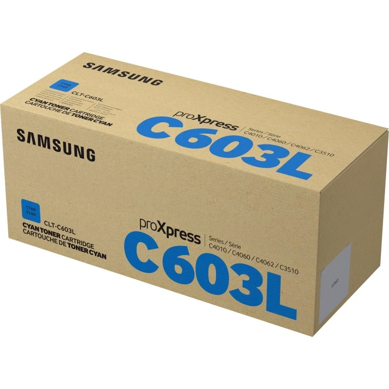 Samsung CLT-C603L Cyan Toner (10.000 sider) SU080A