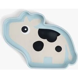 Done by Deer Silicone Stick&Stay Tallerken Dotti Blå