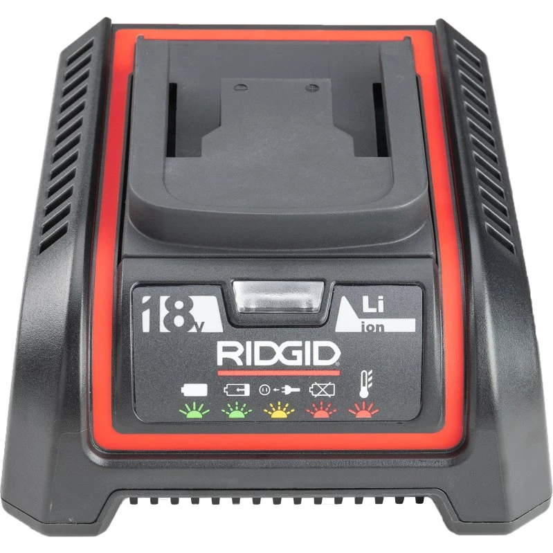 Ridgid hurtigoplader til 18V batterier med 12V adapter