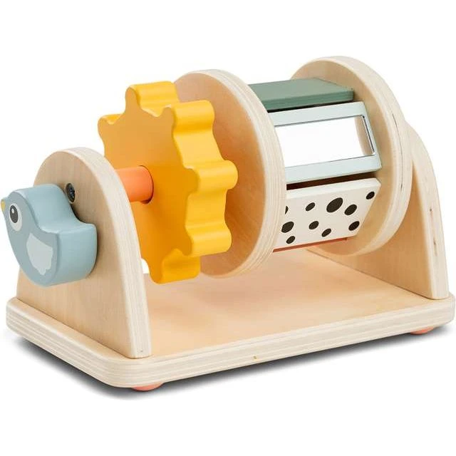 Done by Deer Spinner Aktivitetslegetøj Birdee - Farvemix