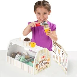 Melissa & Doug Iscafé i træ - Legesæt til 3+ år