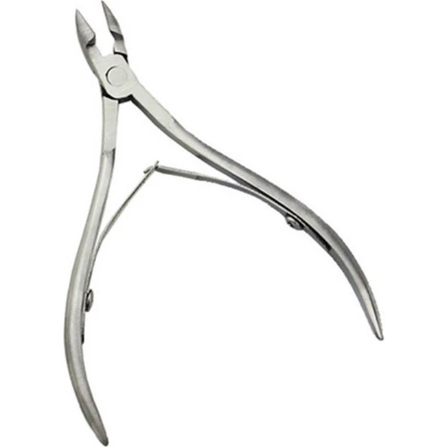 Cuticle Nipper rustfri neglesaks, 12 cm, sølv