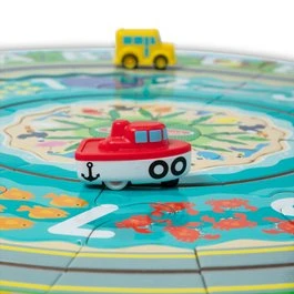 Melissa & Doug Rundt puslespil 48 brikker, Ø 68,5 cm