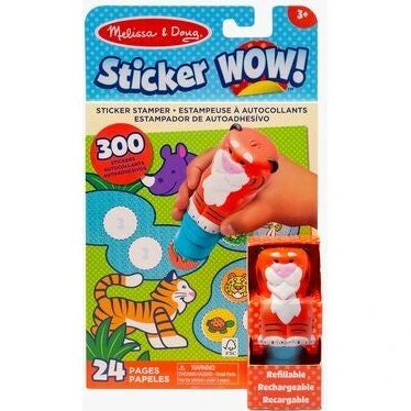Melissa & Doug Sticker WOW! Tiger aktivitetsblok (300 klistermærker)