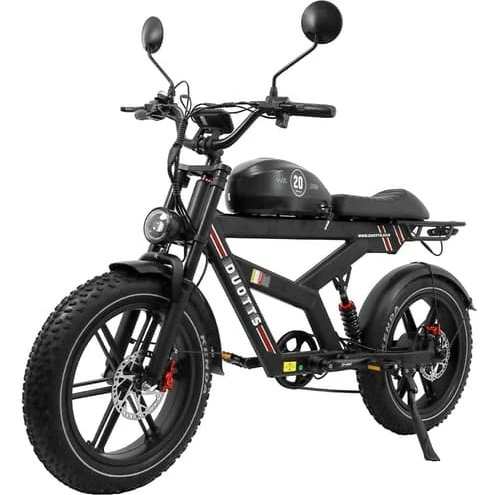 DUOTTS F20 Elektrisk Mountainbike - 52V 27Ah - Sort