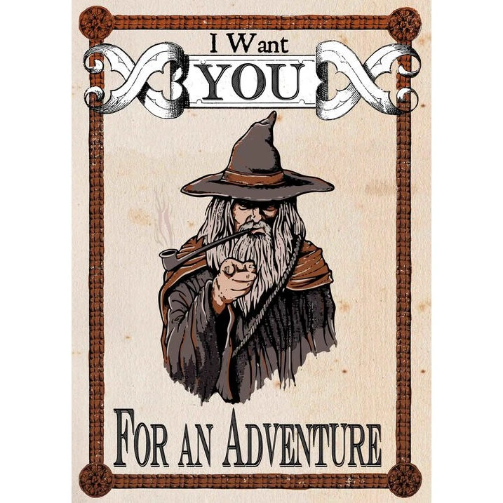 Mad Labs A3 Plakat - Ringenes Herre - Gandalf Fan Art