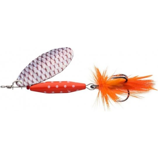 Abu Garcia Reflex Red Spinner 12g Holo Roach