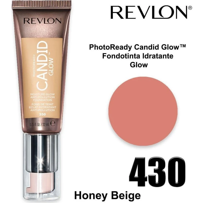 Revlon PhotoReady Candid Glow Foundation - Honey Beige 430