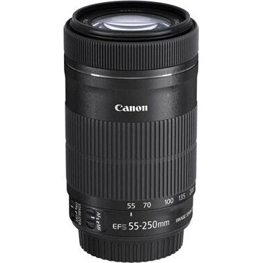 Canon EF-S 55-250mm f/4-5.6 IS STM – sort
