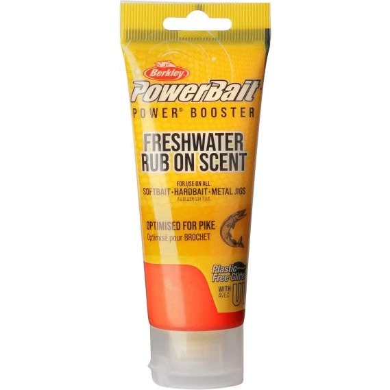 Berkley PowerBait Gel Fishoil Orange Gold Flake 80ml