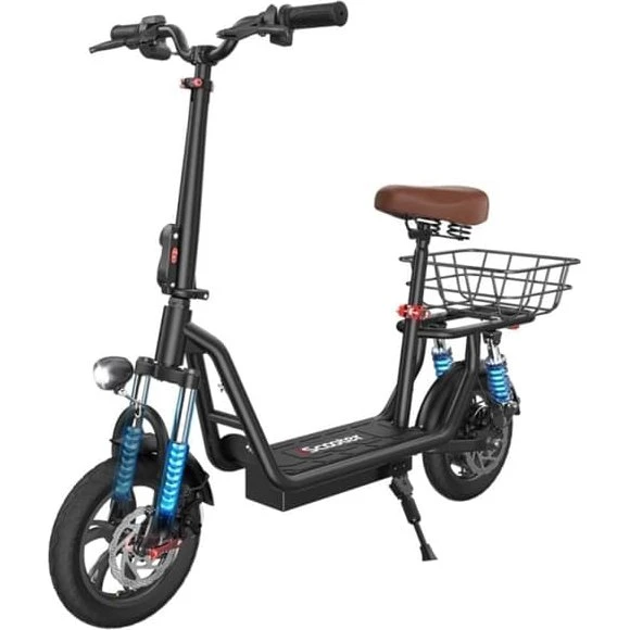 iScooter i12 El-scooter til city, Sort