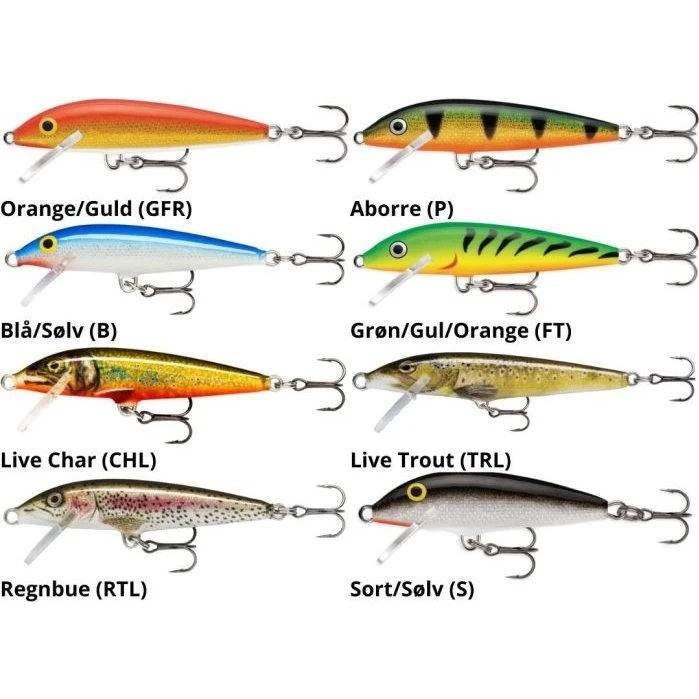 Rapala Original Floater Wobler i Balsa Træ