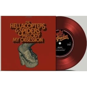 The Hellacopters / Spiders - Melody / My Obsession (Rød Vinyl 7")