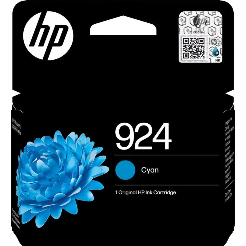HP 924 Cyan Original Blækpatron - 6 ml