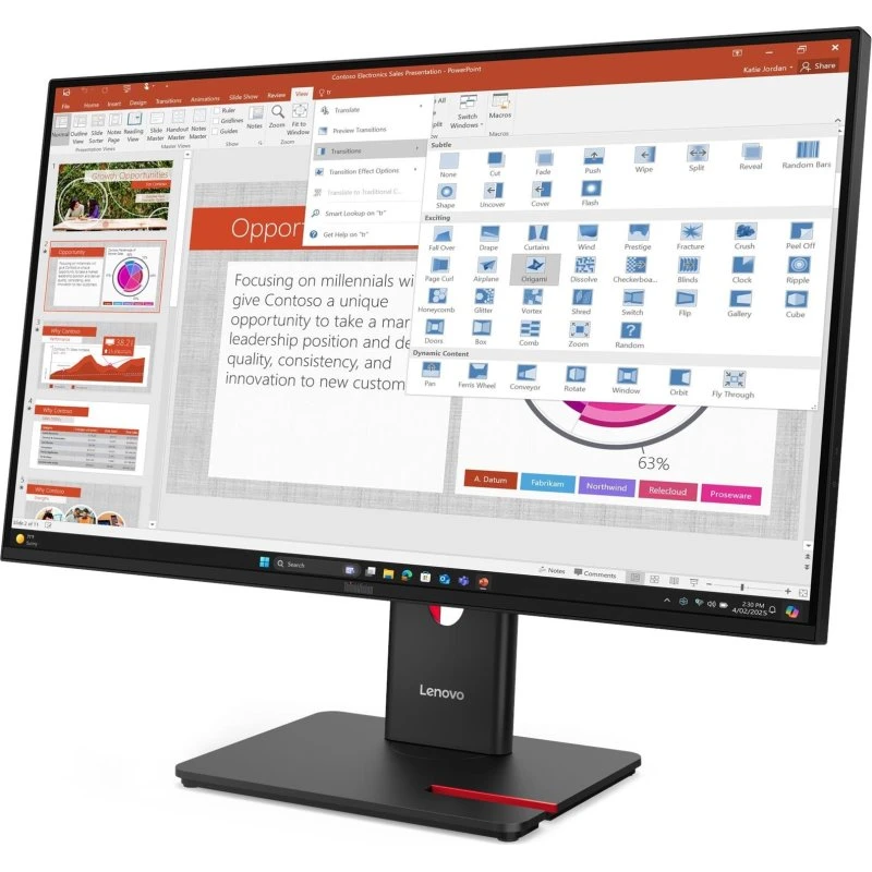Lenovo ThinkVision T27-40 27" FHD IPS 120Hz Skærm